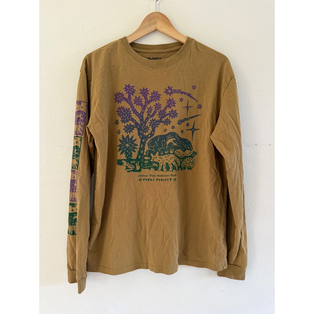 Parks Project Joshua Tree National Park Long Sleeve Graphic Tee Brown Medium